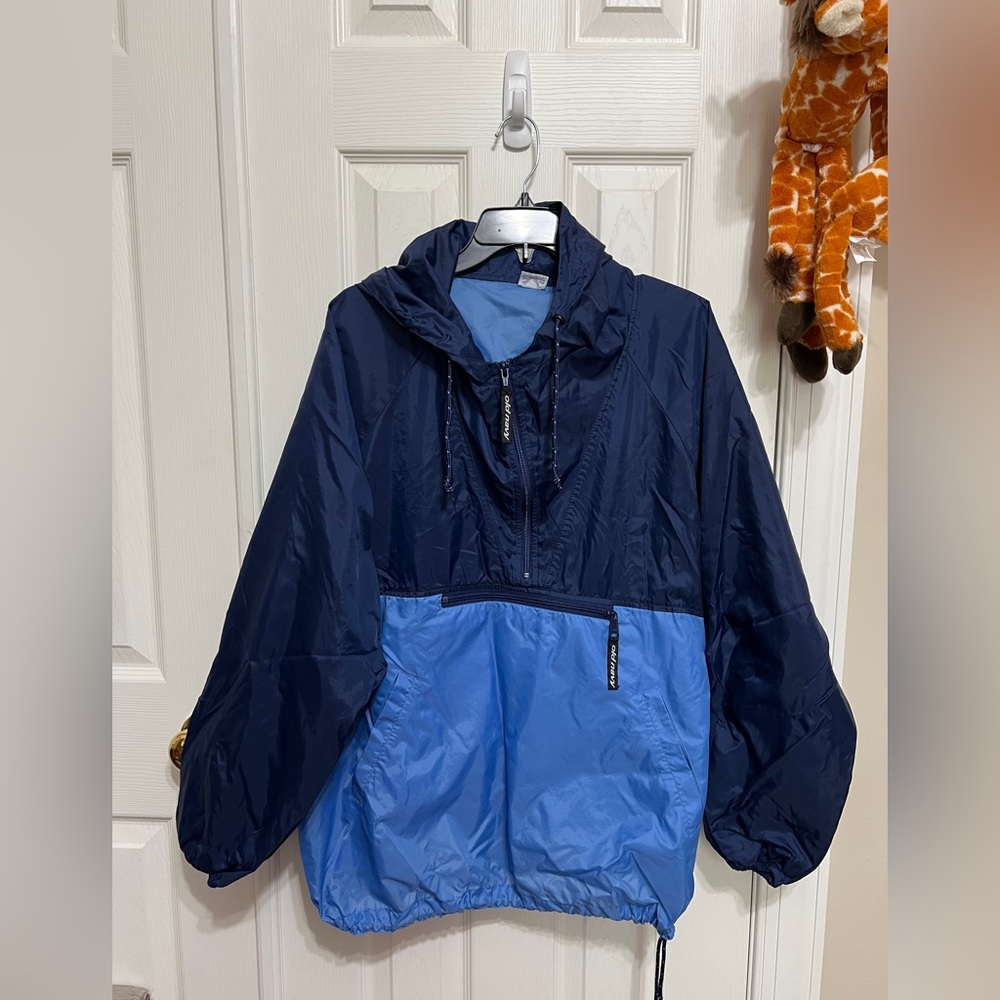 Old Navy Two-Tone Blue Windbreaker